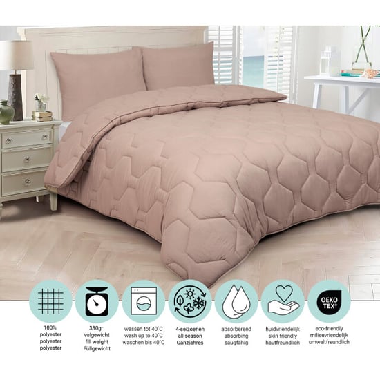 DoubleDry 2 in 1 dekbed 200x200 tweepersoons wasbaar dekbed zonder overtrek - - Image 3