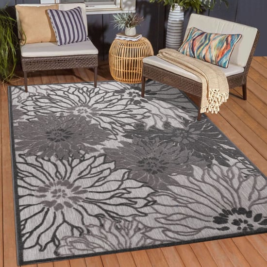 Muratap Binnen en buiten vloerkleed floral outdoor laagpolig tapijt 140x200 cm - Image 1