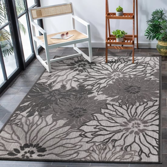 Muratap Binnen en buiten vloerkleed floral outdoor laagpolig tapijt 140x200 cm - Image 2