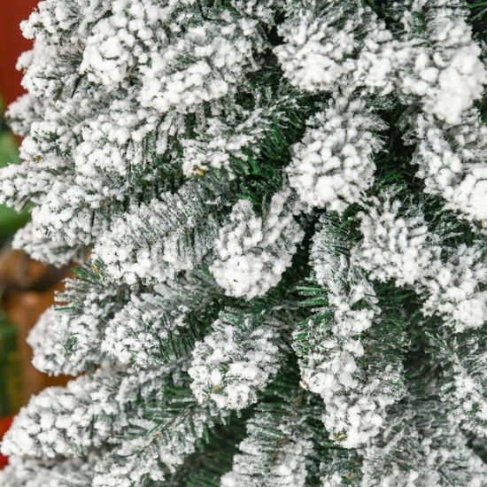 Homcom Kerstboom smal met sneeuw incl. standaard 210 cm /groen - Image 3