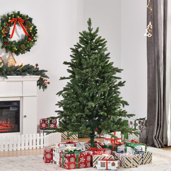 Homcom Kunstkerstboom 1,5 m kerstboom dennenboom pvc pe metaal Ã105 x 150 - Image 4
