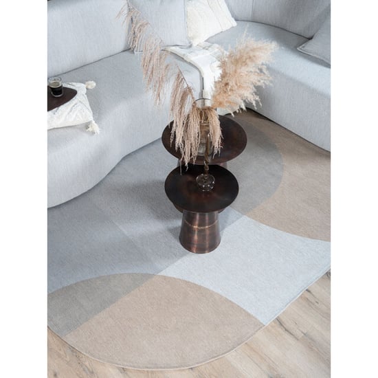 Veer Carpets Vloerkleed eli beige ovaal 160 x 230 cm - Image 2
