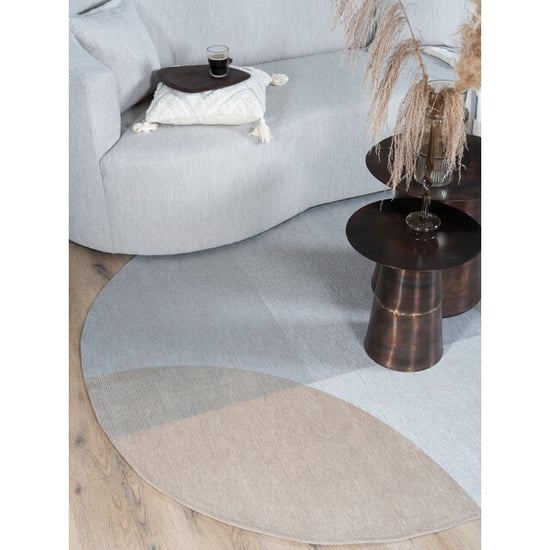Veer Carpets Vloerkleed eli beige ovaal 160 x 230 cm - Image 3