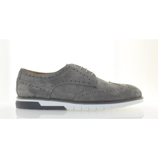 Giorgio 10103 kleurige suede veterschoen (575 piombo) - Image 1