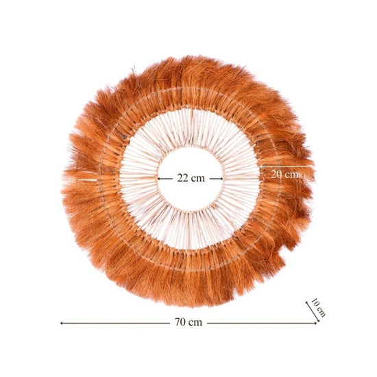 Furnilux Furni-surya wandornament bananenvezel Ø70 cm - Image 3