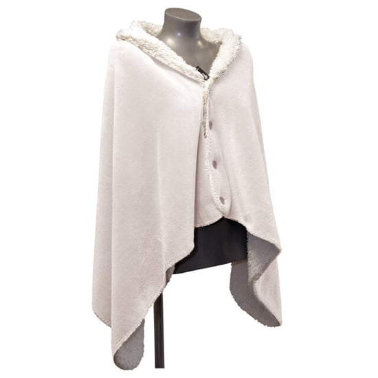 Unique Living omslagplaid coby 75x150cm dove white - Image 1