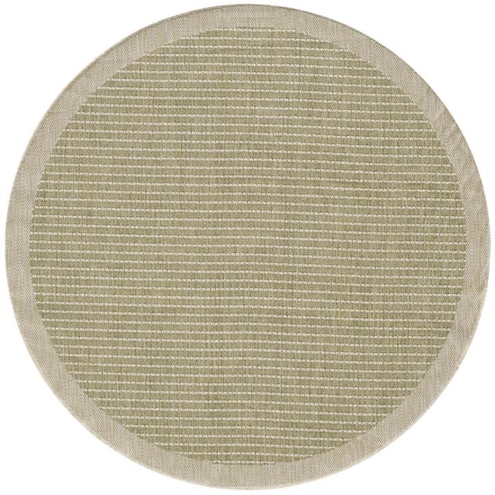 Muratap Solid binnen en buiten rond vloerkleed indoor & outdoor laagpolig effen - 200 cm rond - Image 5