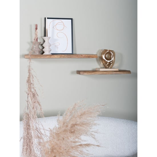 Home67 Wandplank pure mangohout 60 cm - Image 2