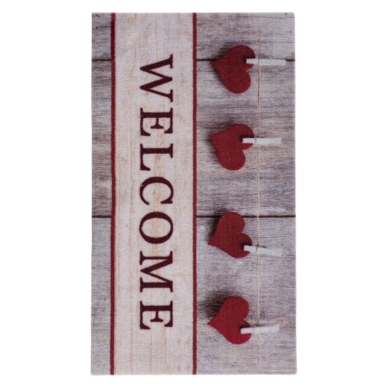 Muratap Wasbare deurmat binnen – welcome – anti-slip & absorberend, voor hal of entree - - Image 3
