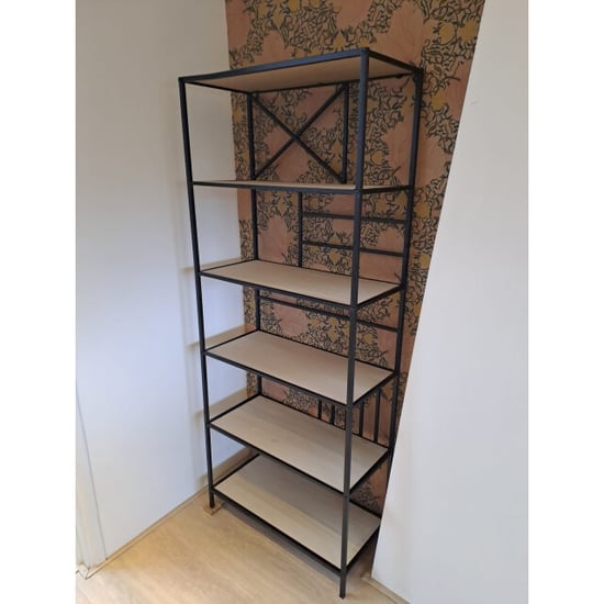 4livingz Wandrek napoli recht stevig industrieel wandrek 173x74x70 cm - Image 4