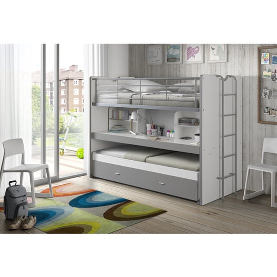 Lucevi bonny stapelbed 90x200cm zilver - Image 1