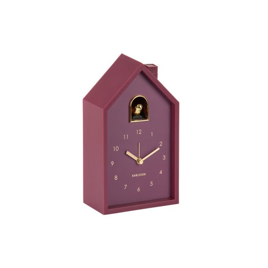 Karlsson wekker modern cuckoo oro dark mauve - Image 1