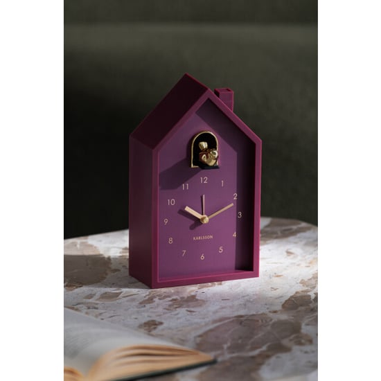 Karlsson wekker modern cuckoo oro dark mauve - Image 4