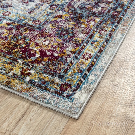 Muratap Picasso keshan vintage vloerkleed multi / beige laagpolig- 300x400 - Image 3