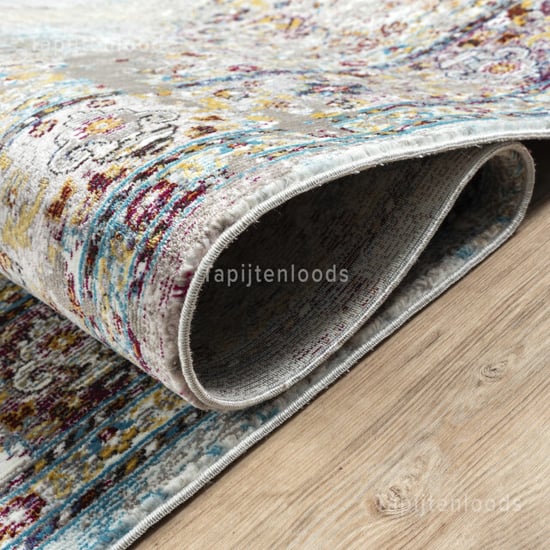 Muratap Picasso keshan vintage vloerkleed multi / beige laagpolig- 300x400 - Image 5
