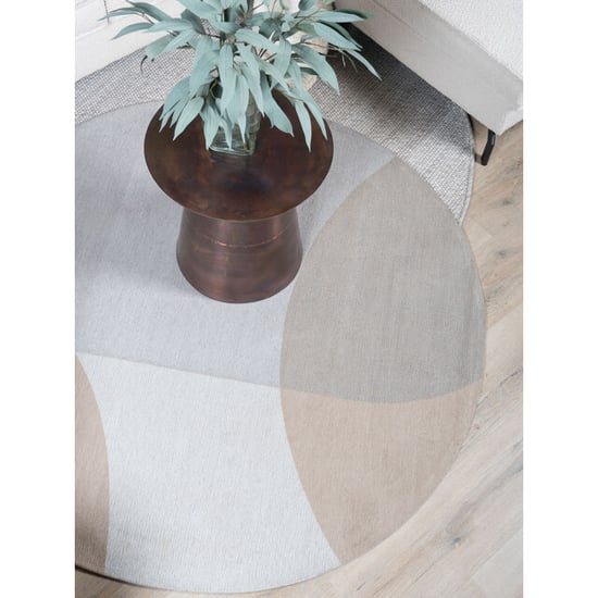 Veer Carpets Vloerkleed eli beige ø160 cm - Image 2