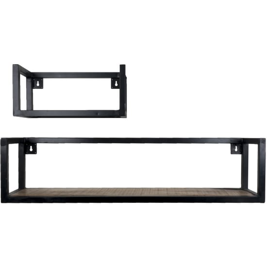 Home67 Wandplank vintage set van 2 klein - Image 1