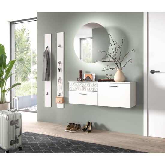 Furnilux Prisma schoenenkast hangend melamine hoogglans mdf tz - Image 4