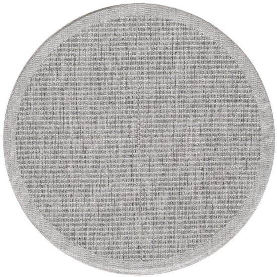 Muratap Solid binnen en buiten rond vloerkleed indoor & outdoor laagpolig effen - 120 cm rond - Image 2