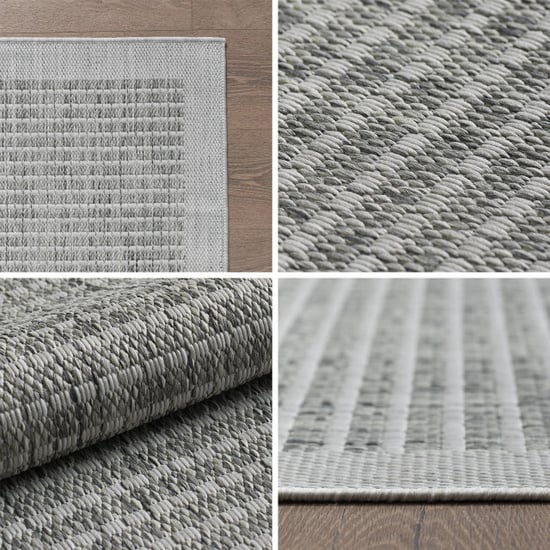 Muratap Solid binnen en buiten rond vloerkleed indoor & outdoor laagpolig effen - 120 cm rond - Image 3