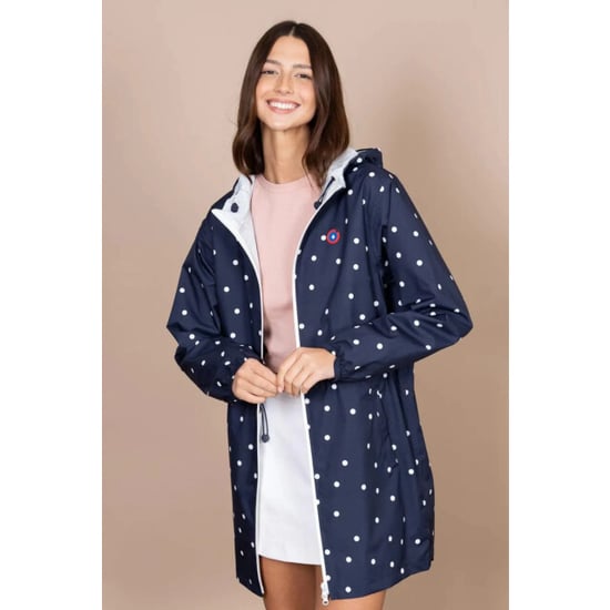 Flotte Witte-stippen navy dames regenjas amelot - - Image 2
