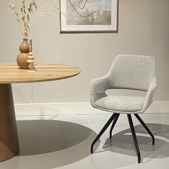 Livingfurn eetkamerstoel capp lodge set van 2 61x61x88cm - Image 5