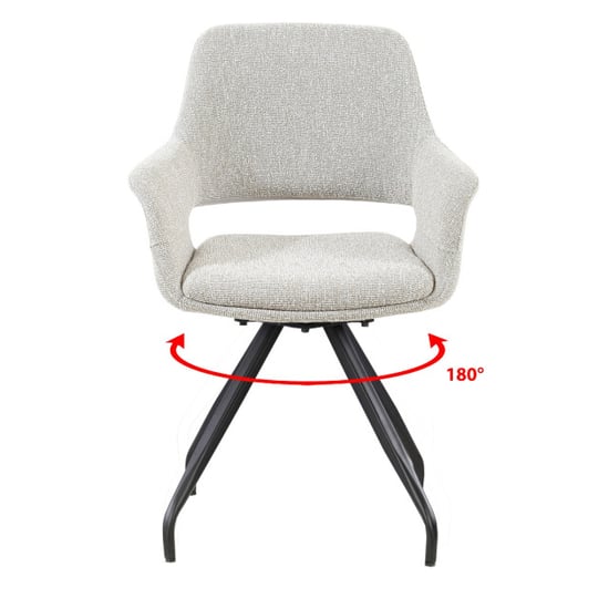 Livingfurn eetkamerstoel capp lodge set van 2 61x61x88cm - Image 6