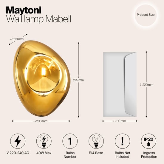 Maytoni wandlamp mabell - - Image 5