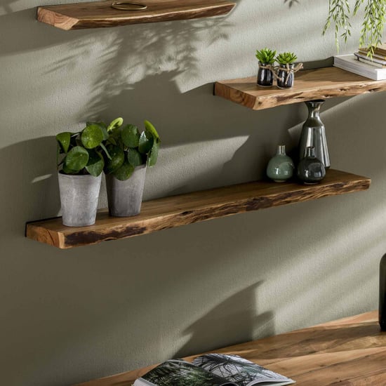 Hoyz Hoyz wandplank 120 edge acaciahout - - Image 1
