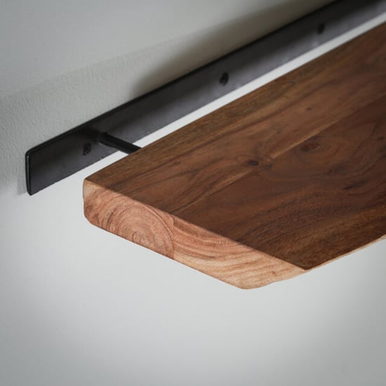 Hoyz Hoyz wandplank edge 90cm breed acaciahout - - Image 2