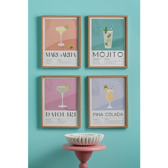 Present Time wall art margarita peach orange - Image 4