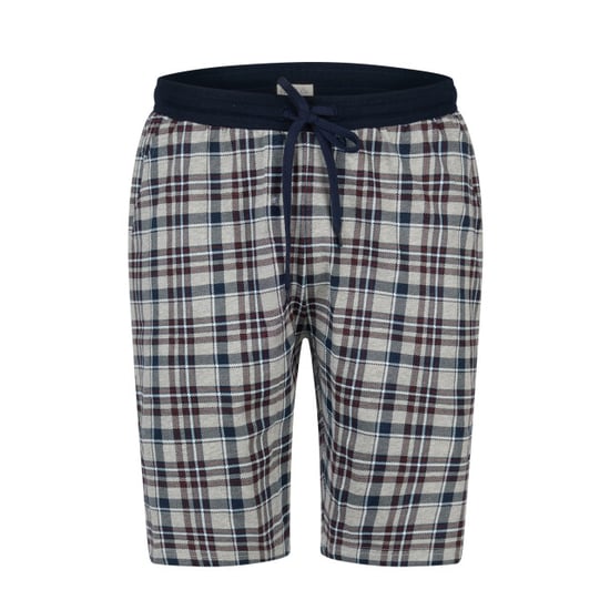 Phil & Co Heren korte pyjamabroek geruit/effen 2-pack - Image 3