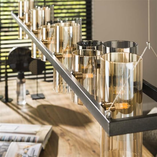 Hoyz hanglamp 14l cylinder mixed glass (g9) artic - Image 4