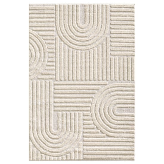 Muratap Japandi art vloerkleed boho scandinavisch laagpolig effen - 240x340 cm - Image 2