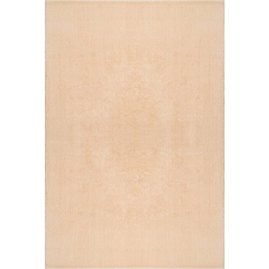 Muratap Samba soft fluffy vloerkleed laagpolig donker beige- 150 cm rond - Image 5