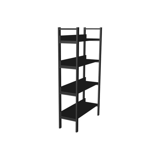 4livingz Retro boekenkast met 4 planken 30x80x144 cm /bruin - Image 1