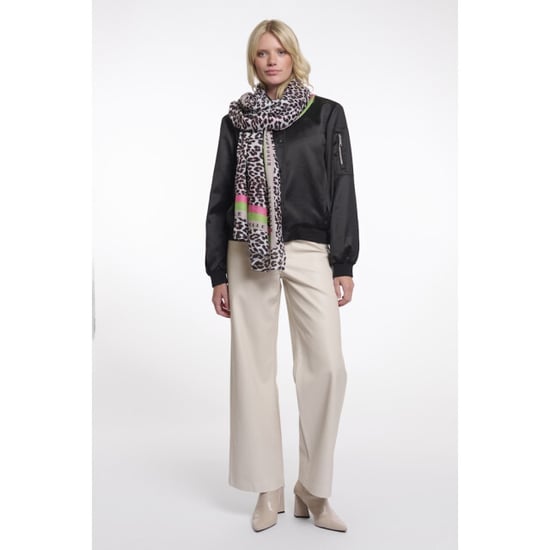 Rino & Pelle scarf with leopard print klaartje.7002621 8980 leopard - Image 2