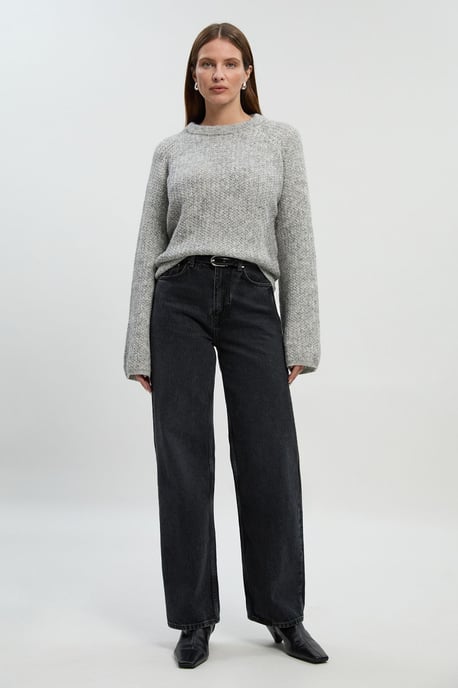 Sequin Knit Tie Bow Jumper - Image 2