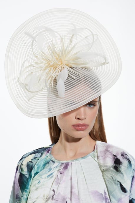 Feather Detail Fascinator - Image 1