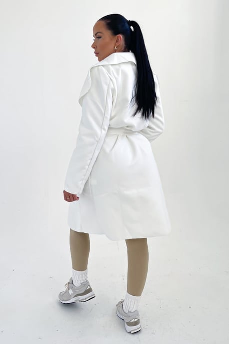 Waterfall Duster Belted Long Coat - Image 2