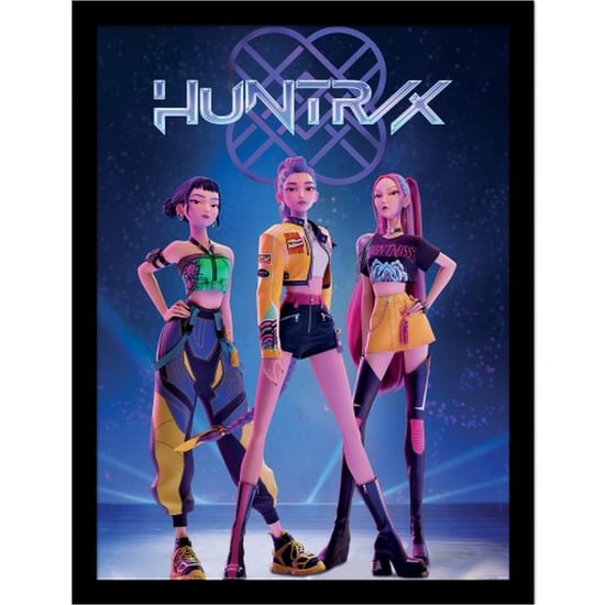 K-Pop Demon Hunters Huntr/X Framed Poster (Multicoloured) - Image 1