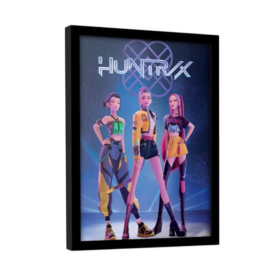 K-Pop Demon Hunters Huntr/X Framed Poster (Multicoloured) - Image 3