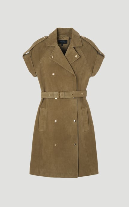 Suede Utility Mini Dress - Image 4