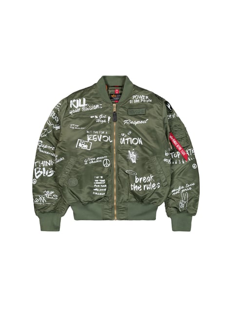 MA-1 Peace Bomber Jacket - Image 1