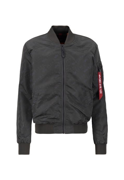 MA-1 Light Weight Allover Print Rainbow Reflective Bomber Jacket - Image 1
