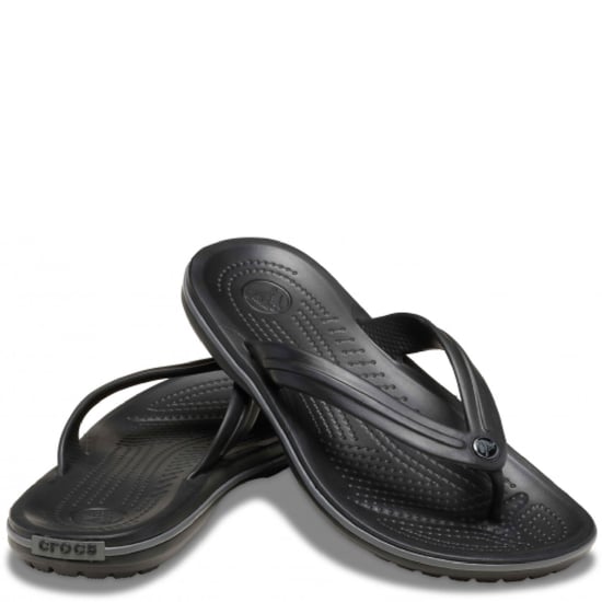 Crocs Crocbrand teenslippers voor heren in zwartgrijs - Image 2