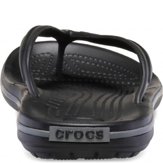 Crocs Crocbrand teenslippers voor heren in zwartgrijs - Image 4
