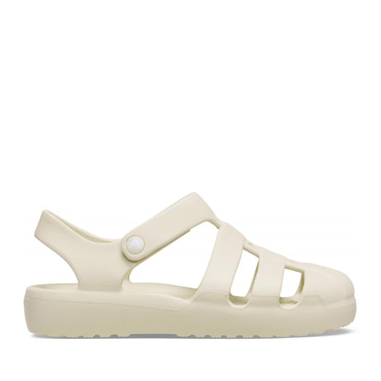 Boy's Crocs Junior Classic Fisherman Sandals in Sand - Image 1