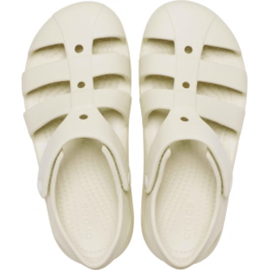 Boy's Crocs Junior Classic Fisherman Sandals in Sand - Image 6