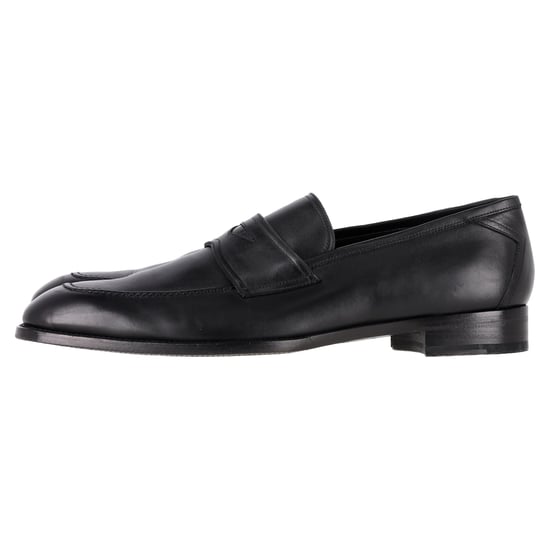 Ermenegildo Zegna Penny Loafers in Zwart Leer - Image 4